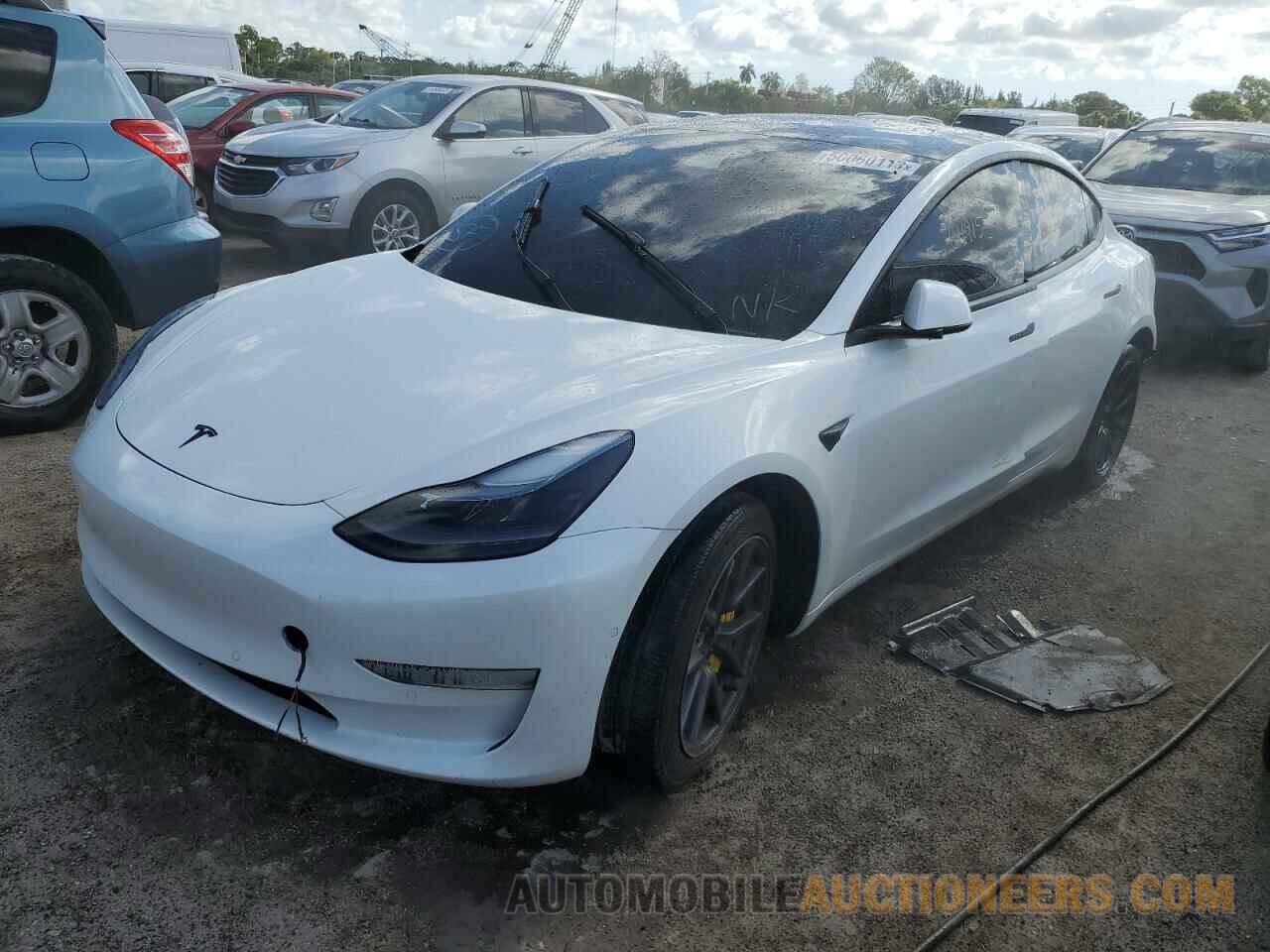 5YJ3E1EA3MF047214 TESLA MODEL 3 2021