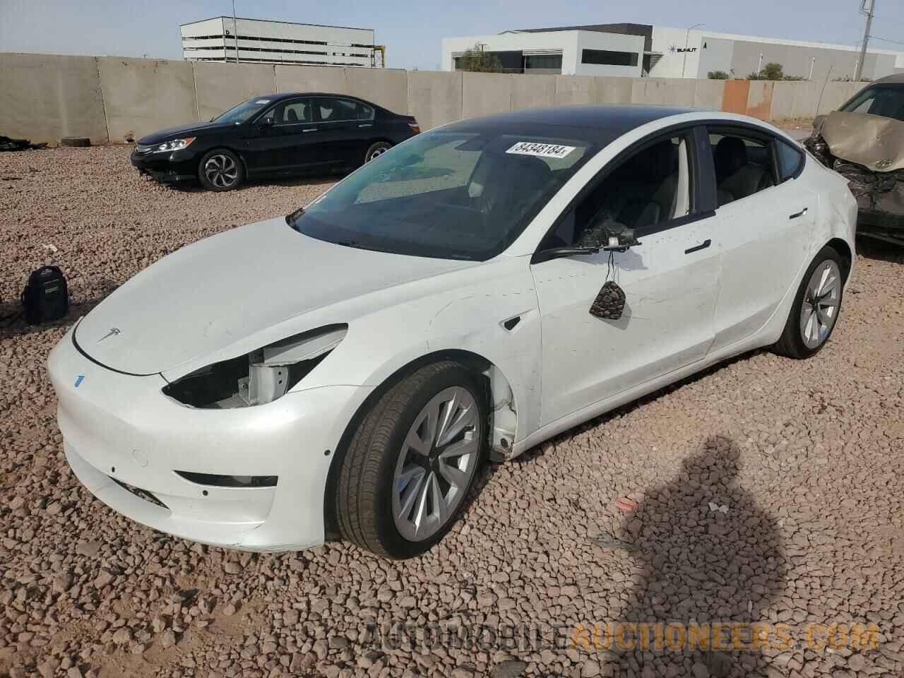 5YJ3E1EA3MF073165 TESLA MODEL 3 2021