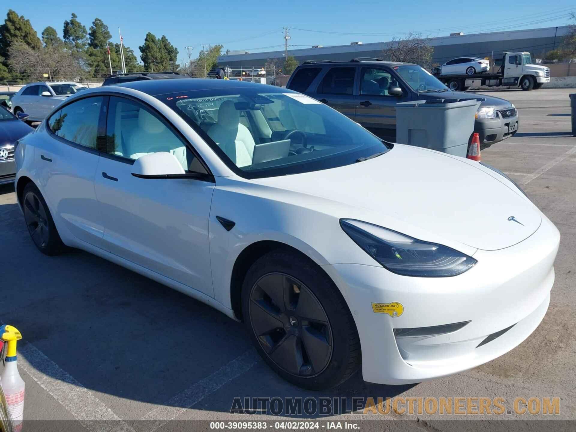 5YJ3E1EA3MF073487 TESLA MODEL 3 2021