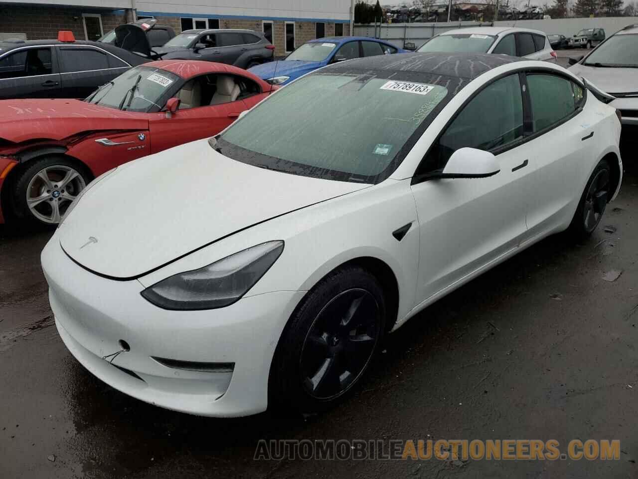 5YJ3E1EA3MF077717 TESLA MODEL 3 2021