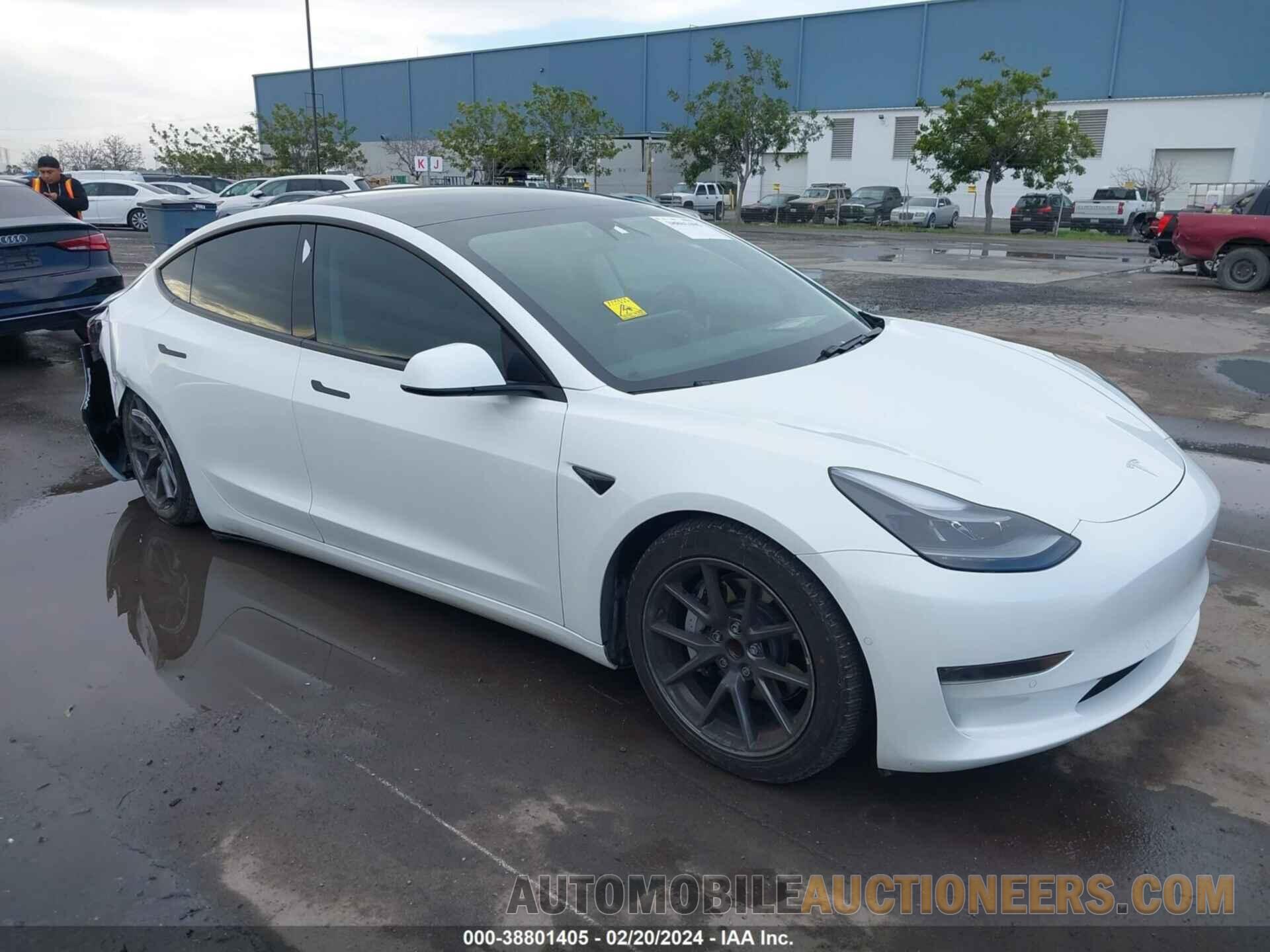 5YJ3E1EA3MF078477 TESLA MODEL 3 2021