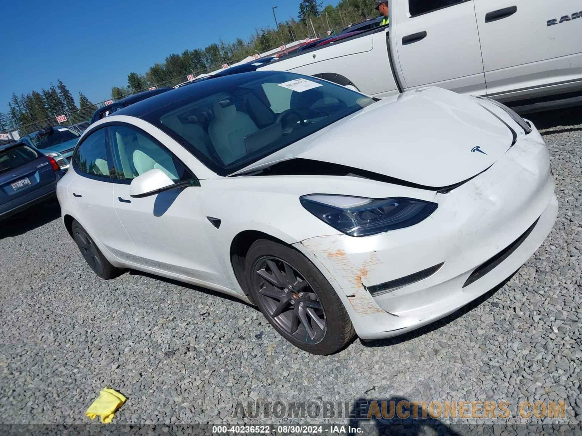 5YJ3E1EA3MF084506 TESLA MODEL 3 2021