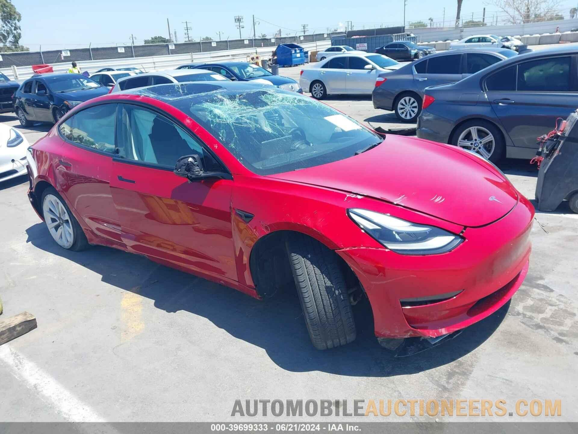 5YJ3E1EA3MF087101 TESLA MODEL 3 2021