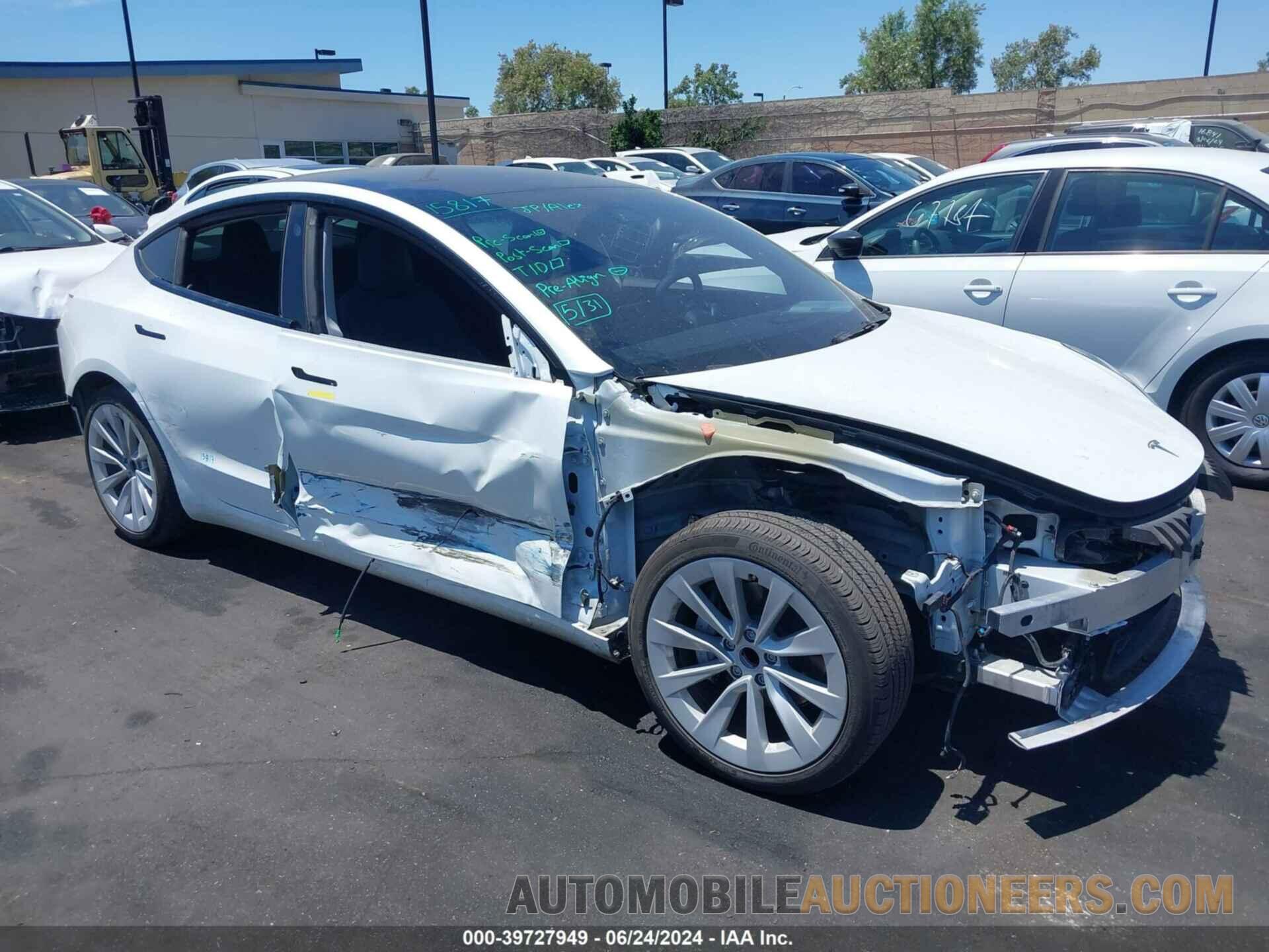 5YJ3E1EA3MF088586 TESLA MODEL 3 2021