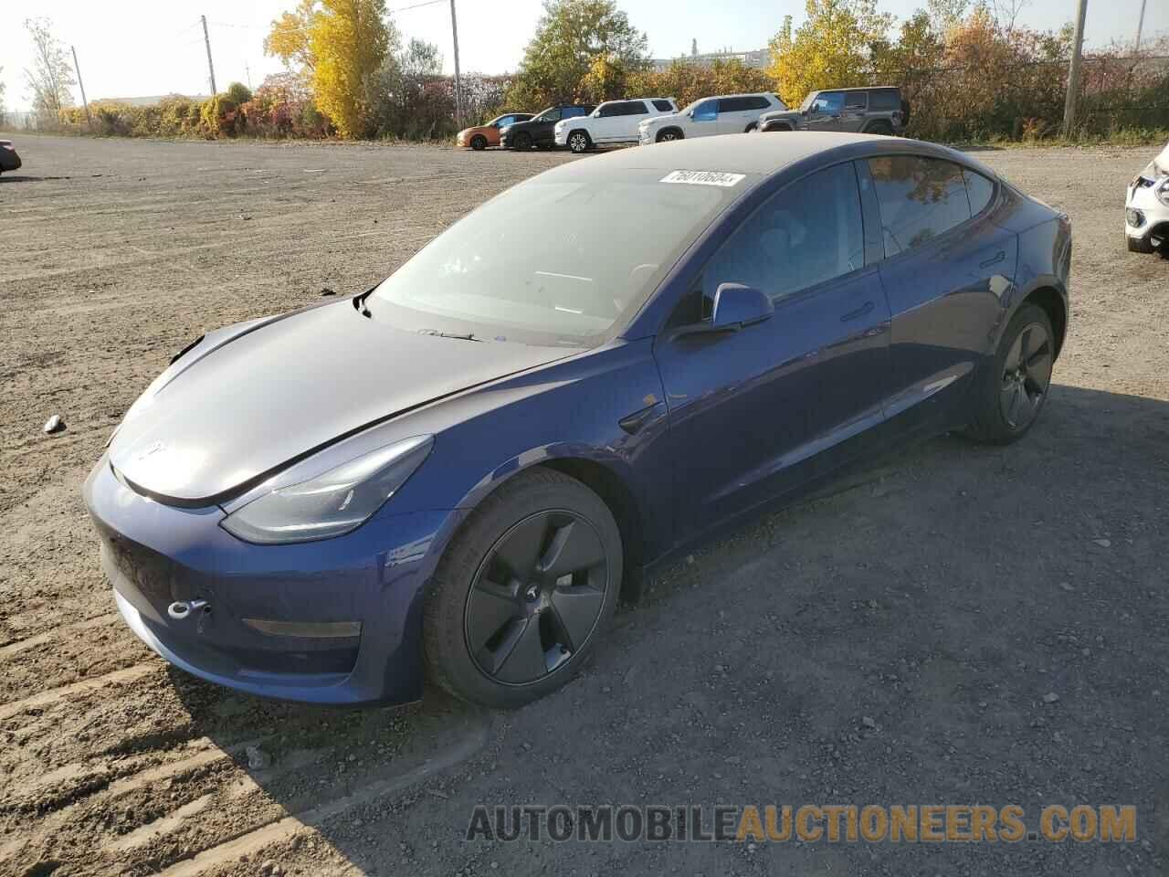 5YJ3E1EA3MF090466 TESLA MODEL 3 2021