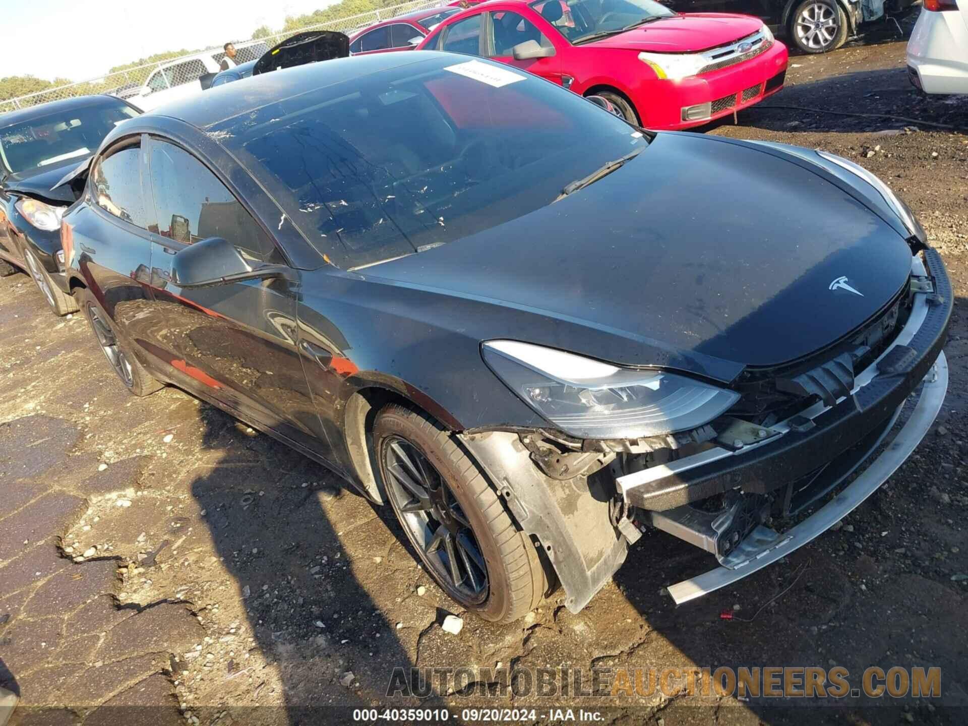 5YJ3E1EA3MF092105 TESLA MODEL 3 2021