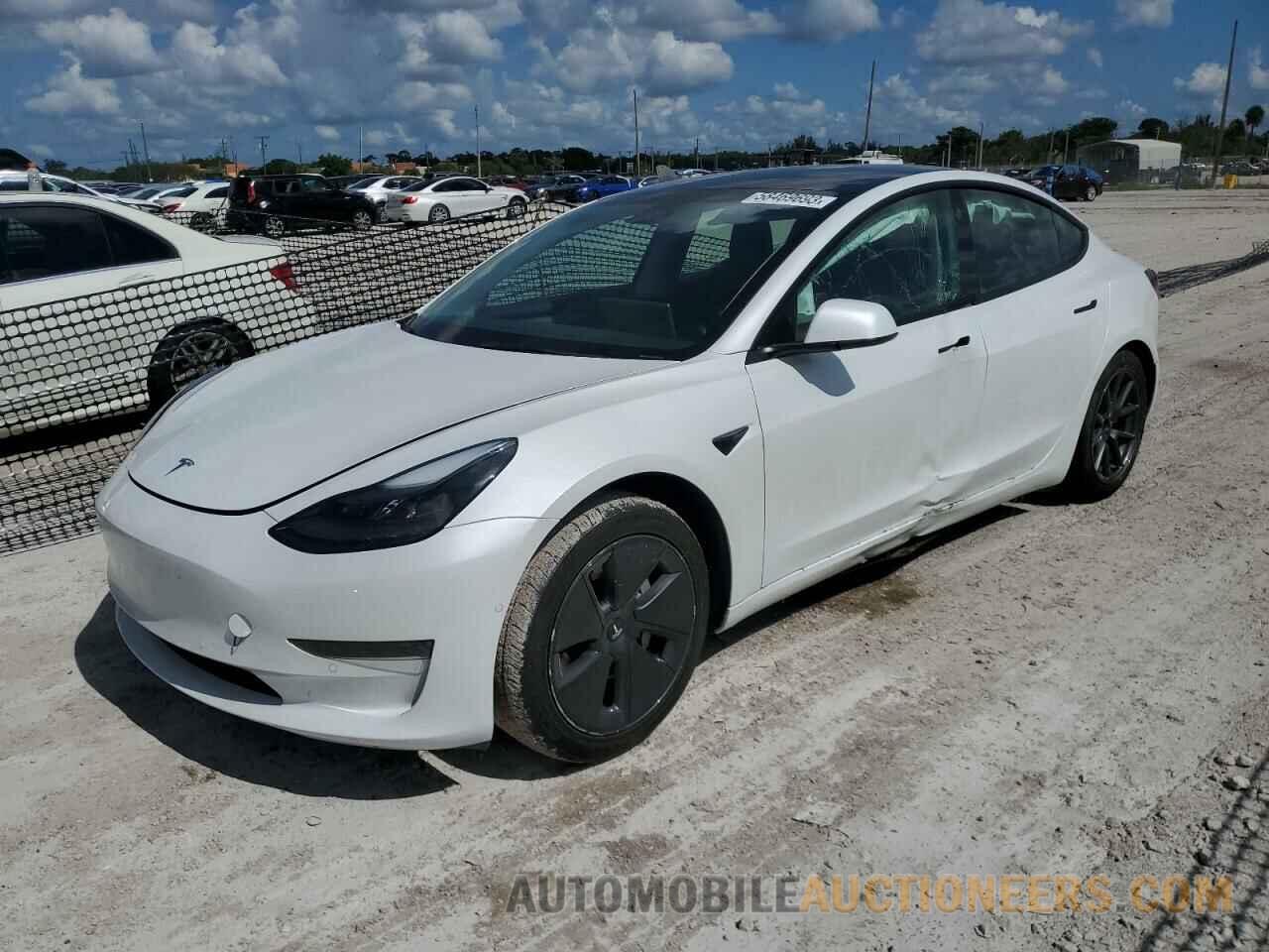 5YJ3E1EA3MF093450 TESLA MODEL 3 2021