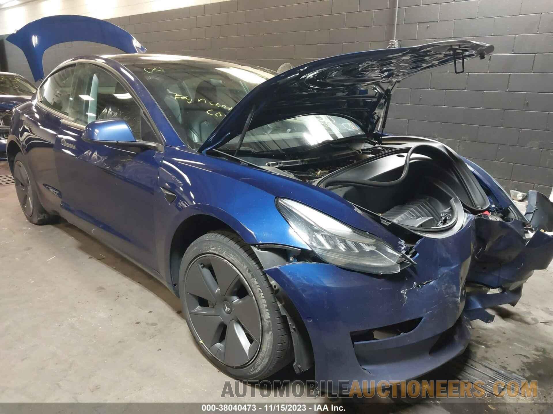 5YJ3E1EA3MF857748 TESLA MODEL 3 2021