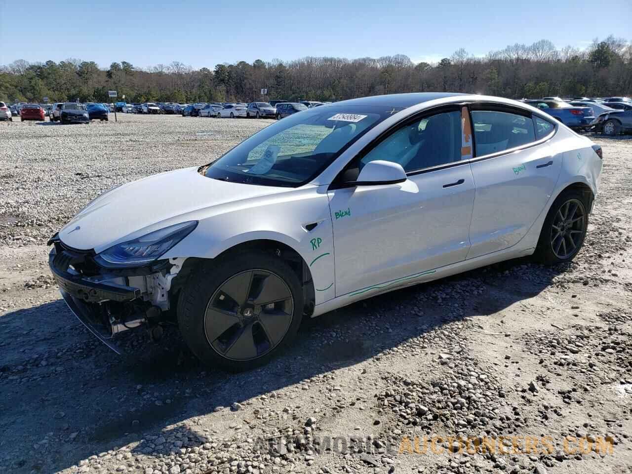 5YJ3E1EA3MF859967 TESLA MODEL 3 2021