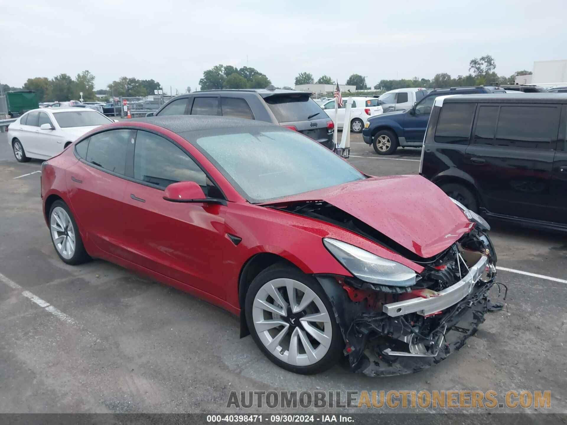 5YJ3E1EA3MF913431 TESLA MODEL 3 2021