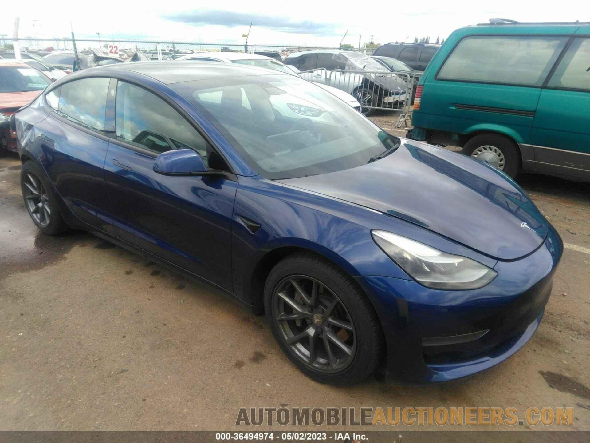 5YJ3E1EA3MF929757 TESLA MODEL 3 2021