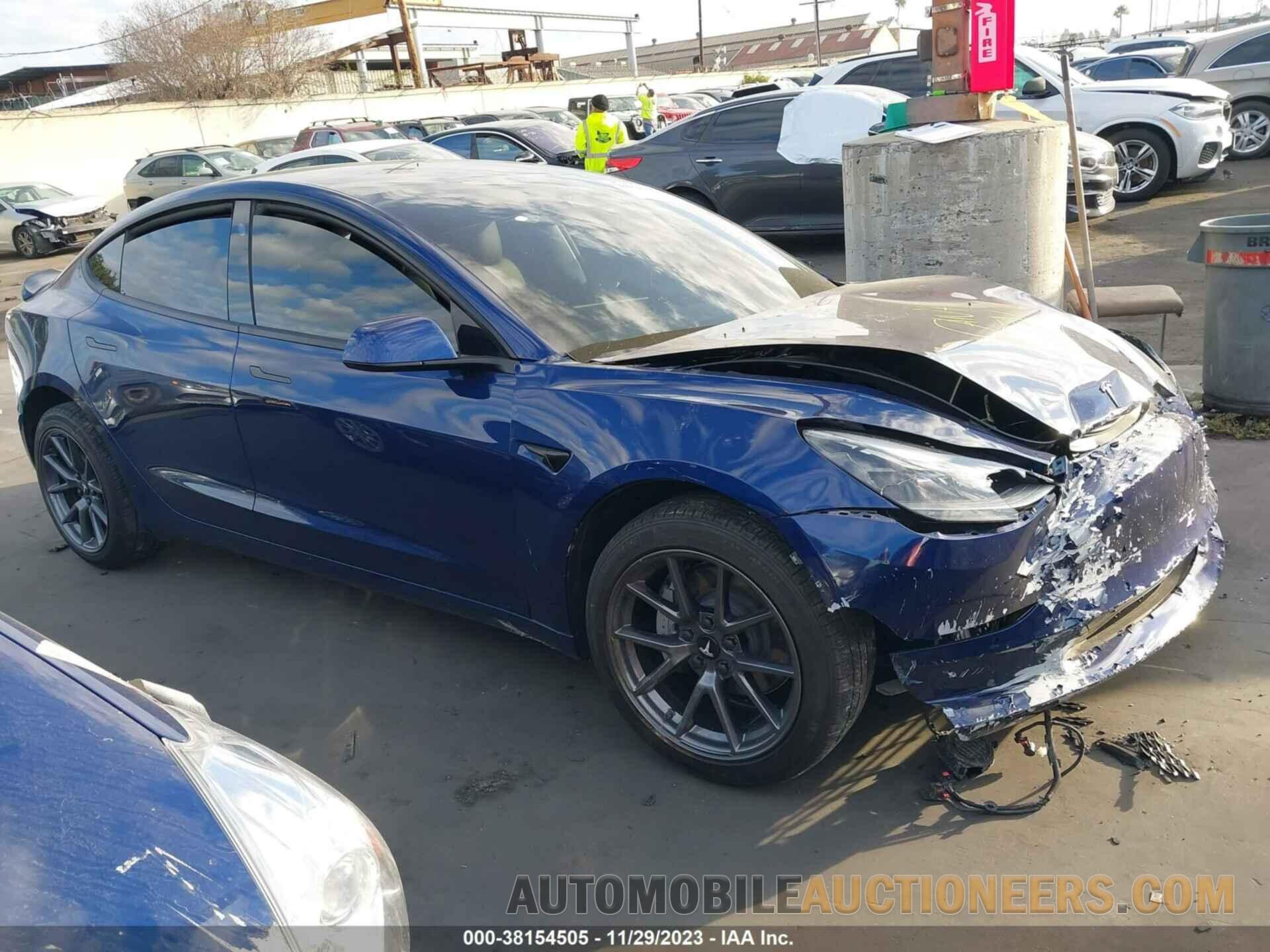 5YJ3E1EA3MF961396 TESLA MODEL 3 2021