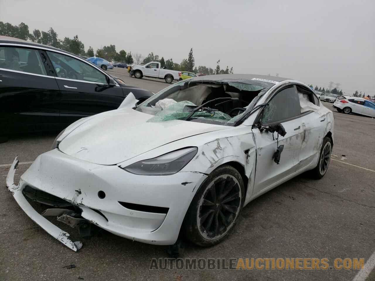 5YJ3E1EA3MF977890 TESLA MODEL 3 2021