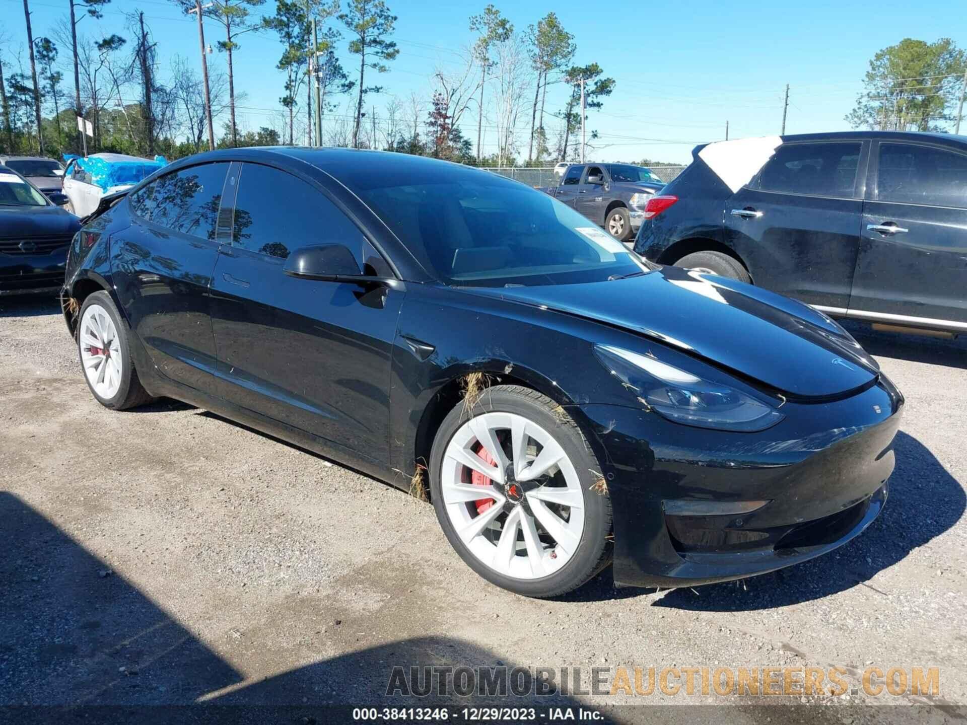 5YJ3E1EA3MF982586 TESLA MODEL 3 2021