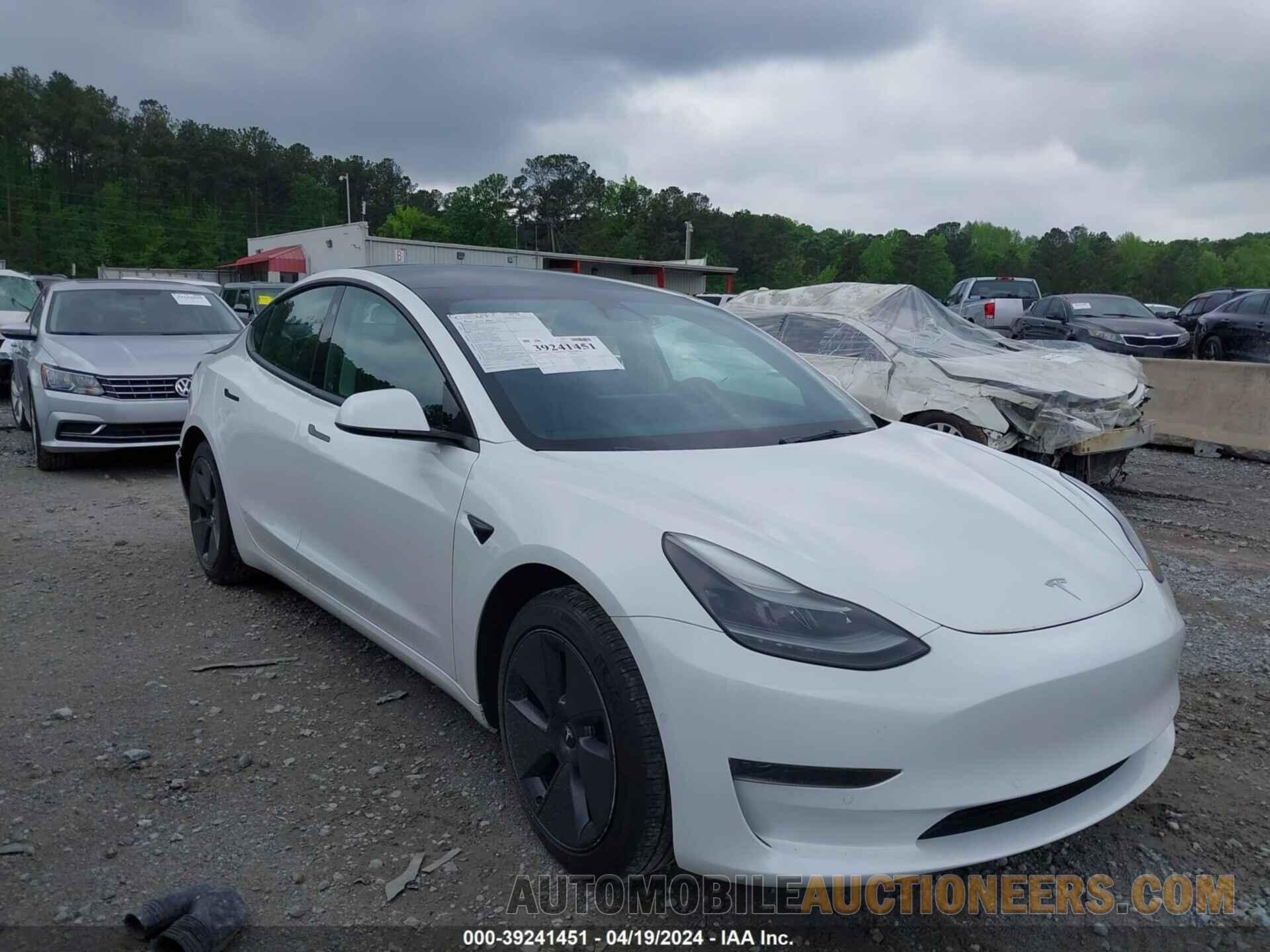 5YJ3E1EA3NF102181 TESLA MODEL 3 2022