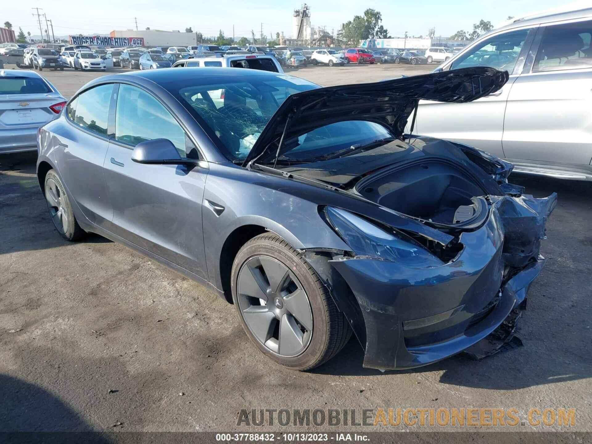 5YJ3E1EA3NF107249 TESLA MODEL 3 2022