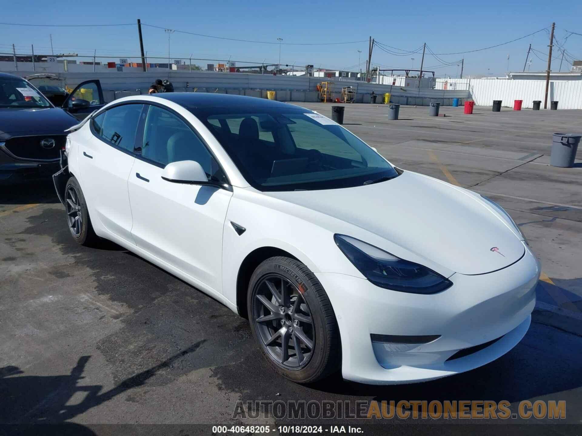 5YJ3E1EA3NF117036 TESLA MODEL 3 2022