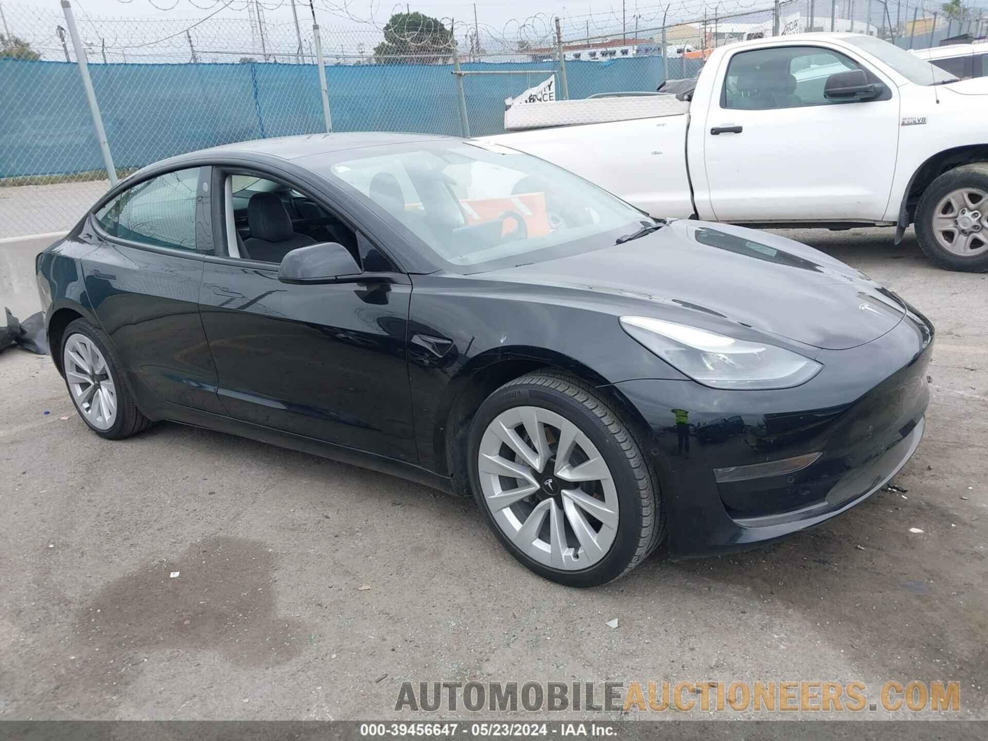 5YJ3E1EA3NF129087 TESLA MODEL 3 2022