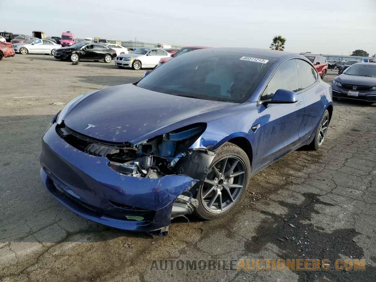 5YJ3E1EA3NF132636 TESLA MODEL 3 2022