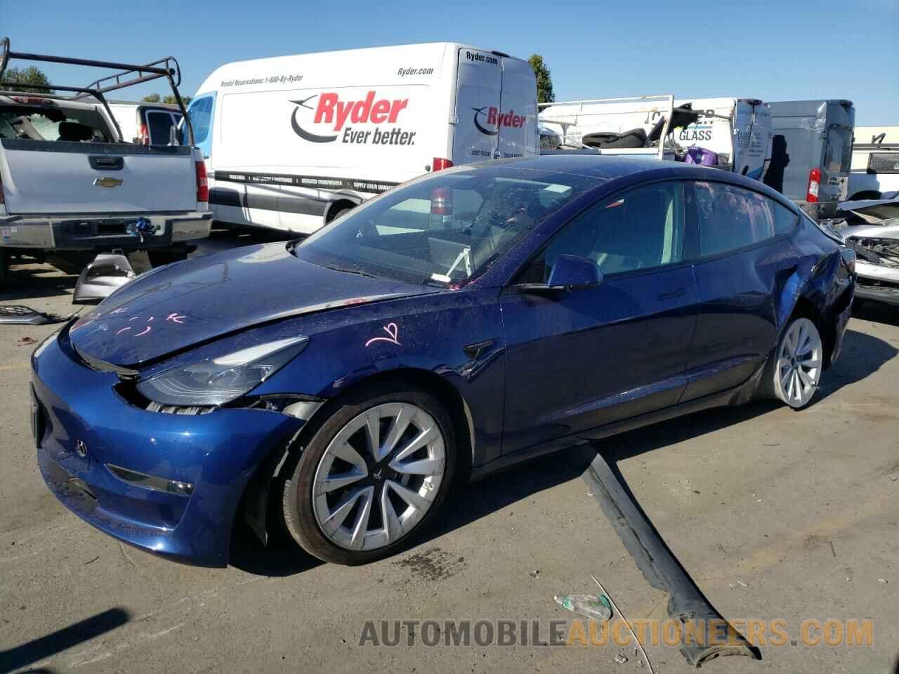 5YJ3E1EA3NF144916 TESLA MODEL 3 2022