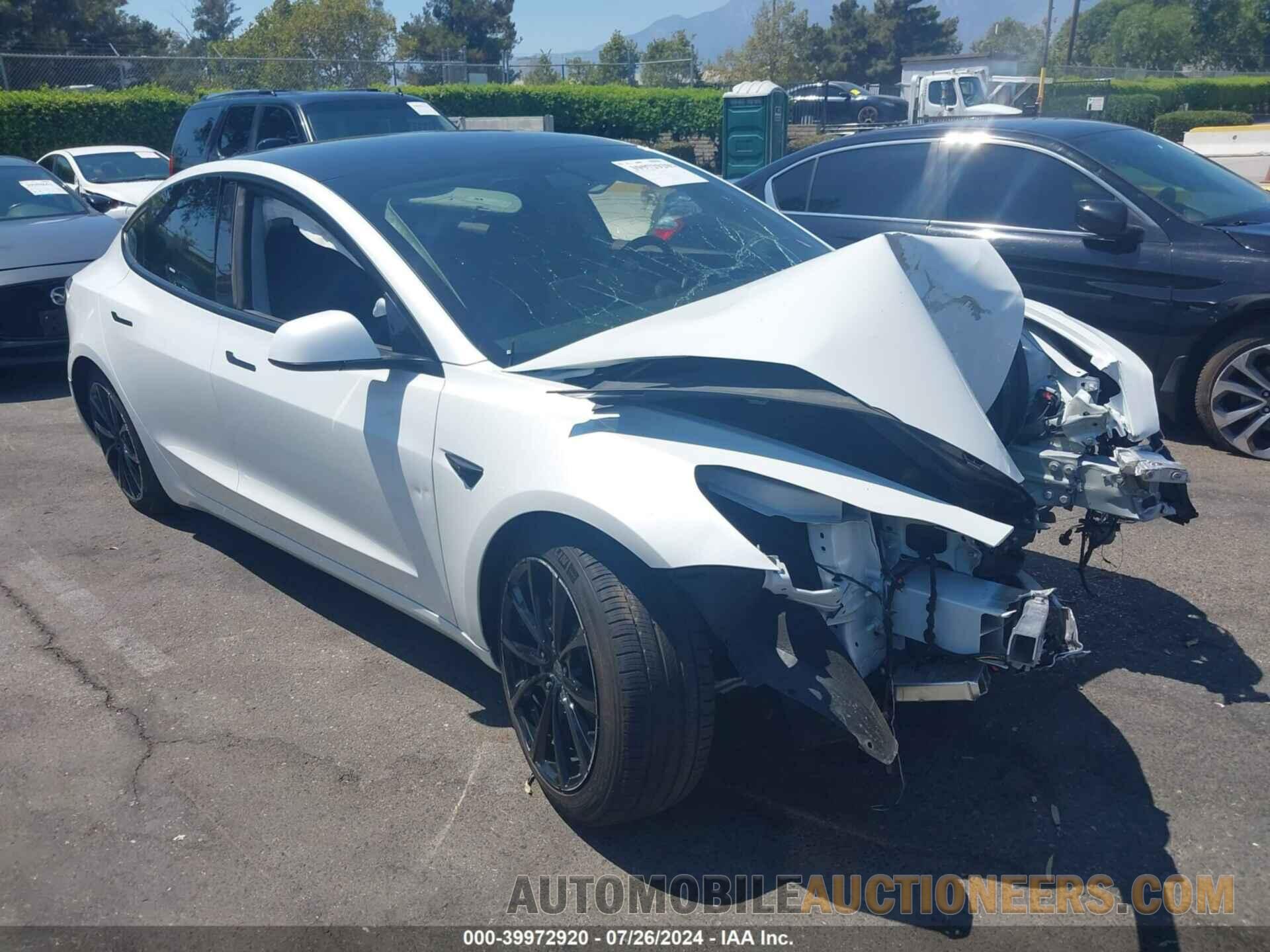 5YJ3E1EA3NF148271 TESLA MODEL 3 2022