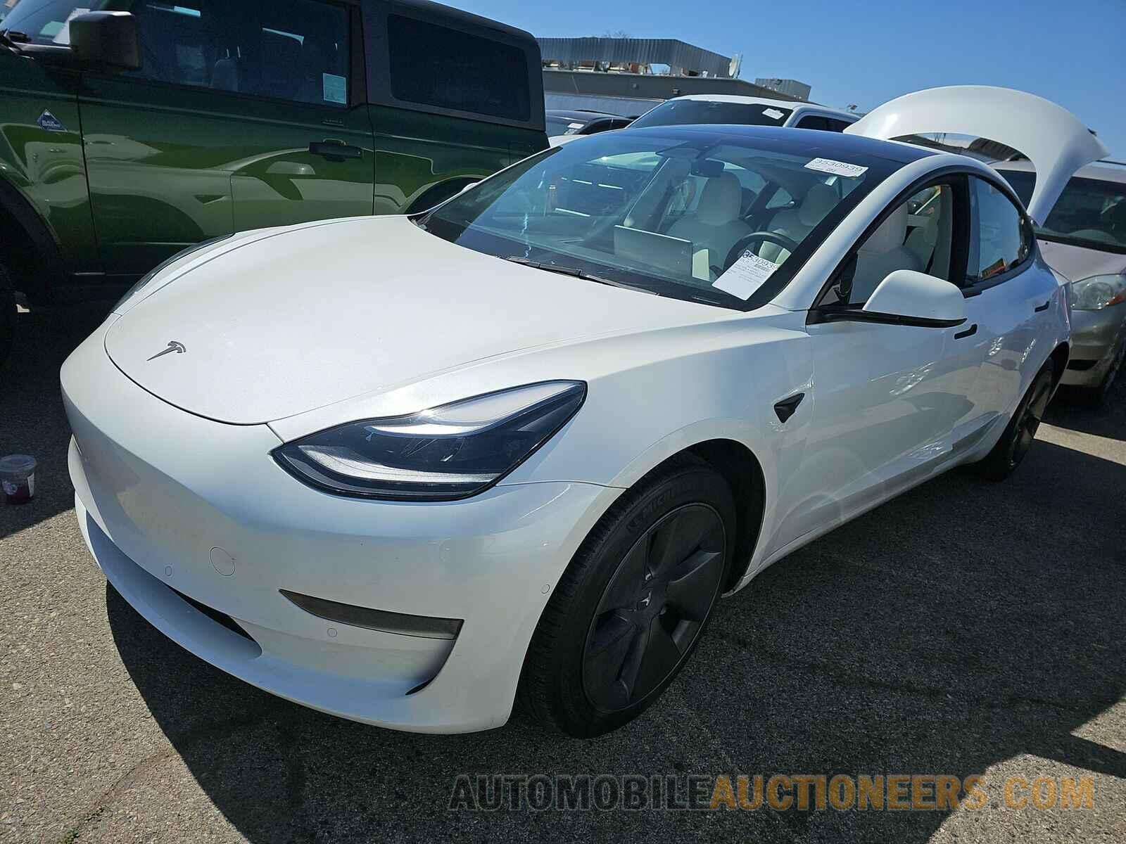 5YJ3E1EA3NF168357 Tesla Model 3 2022