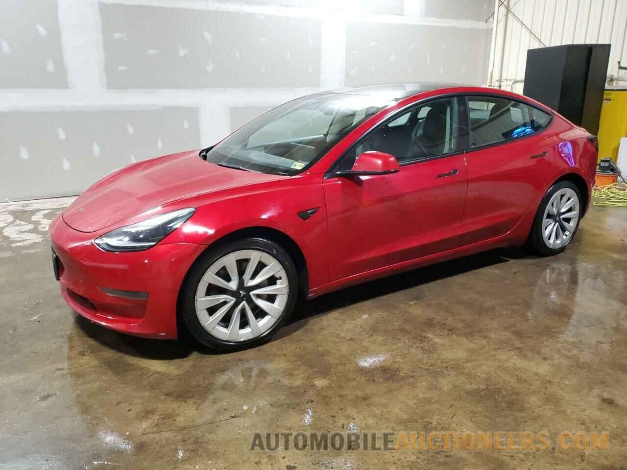 5YJ3E1EA3NF184915 TESLA MODEL 3 2022