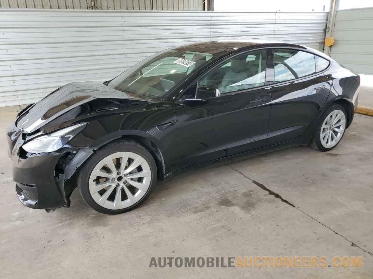 5YJ3E1EA3NF186132 TESLA MODEL 3 2022