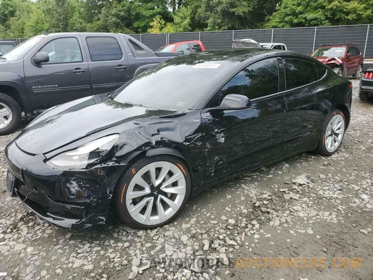 5YJ3E1EA3NF186762 TESLA MODEL 3 2022