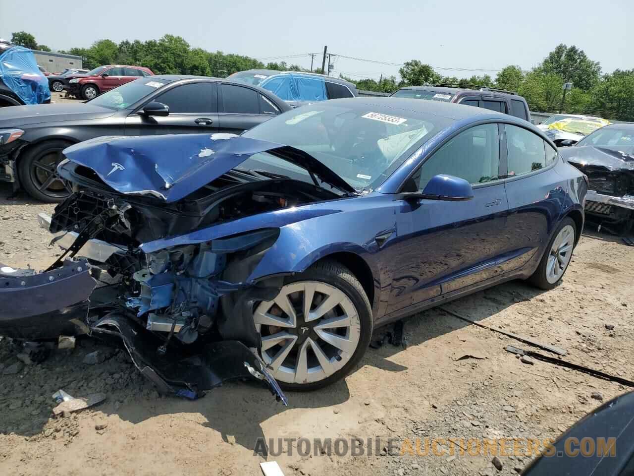 5YJ3E1EA3NF188401 TESLA MODEL 3 2022