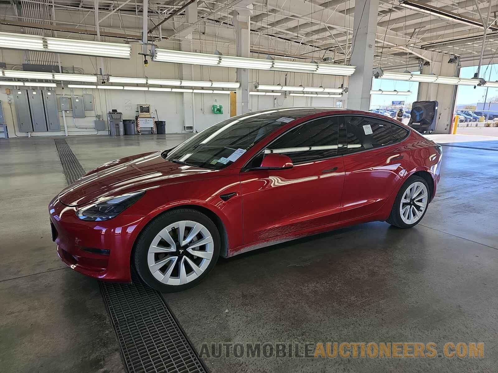 5YJ3E1EA3NF188902 Tesla Model 3 2022