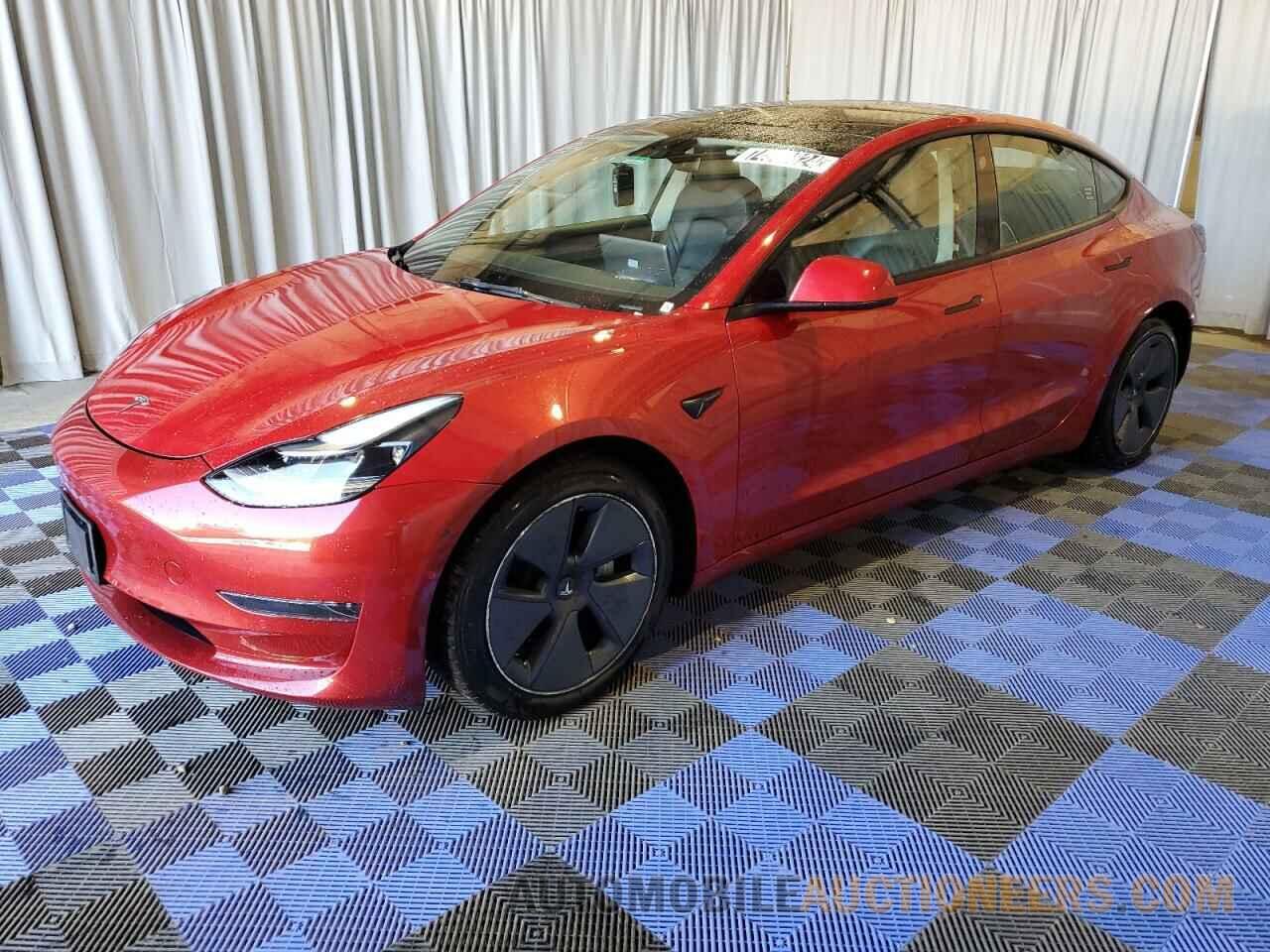 5YJ3E1EA3NF190651 TESLA MODEL 3 2022