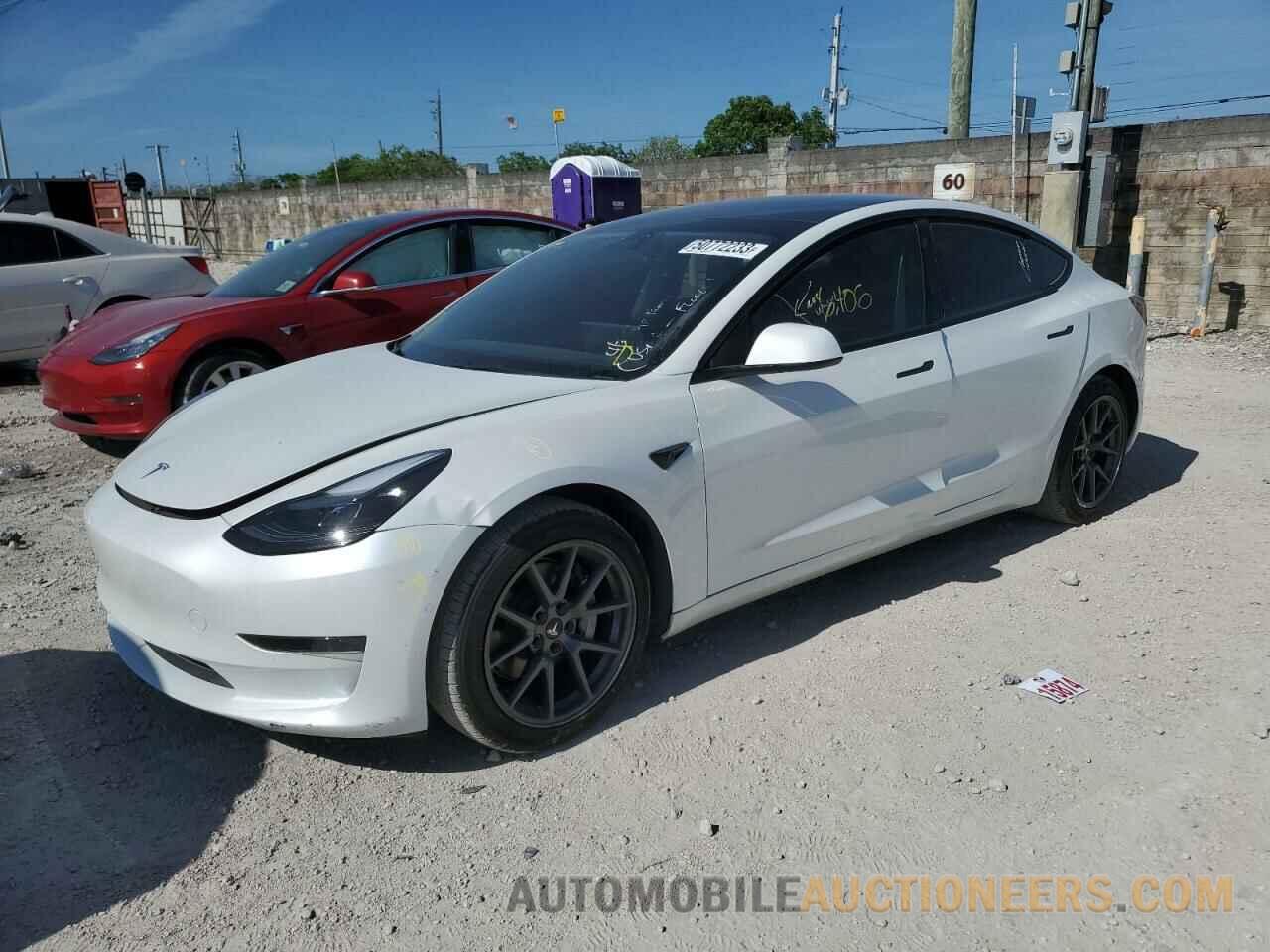 5YJ3E1EA3NF199530 TESLA MODEL 3 2022