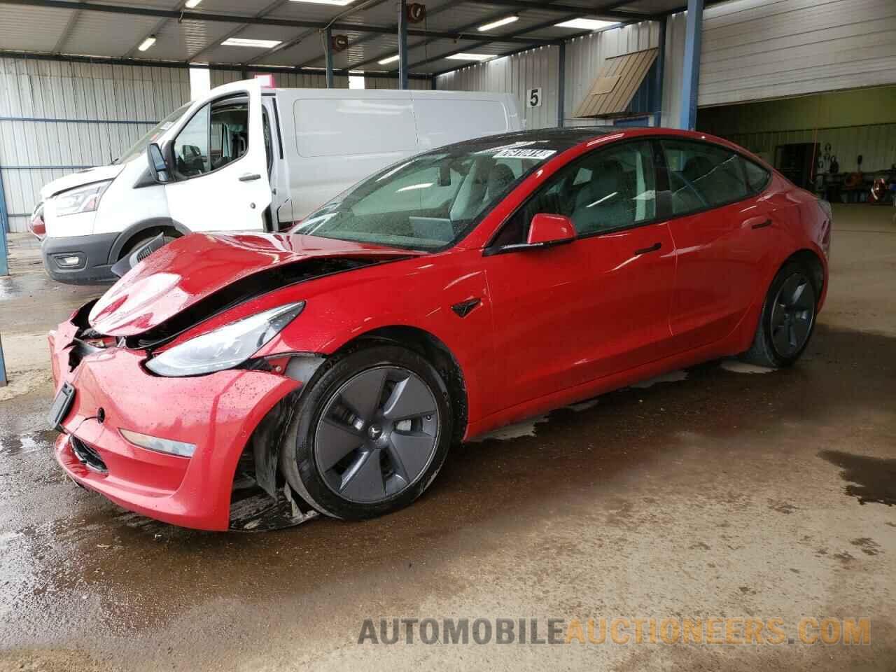 5YJ3E1EA3NF287123 TESLA MODEL 3 2022