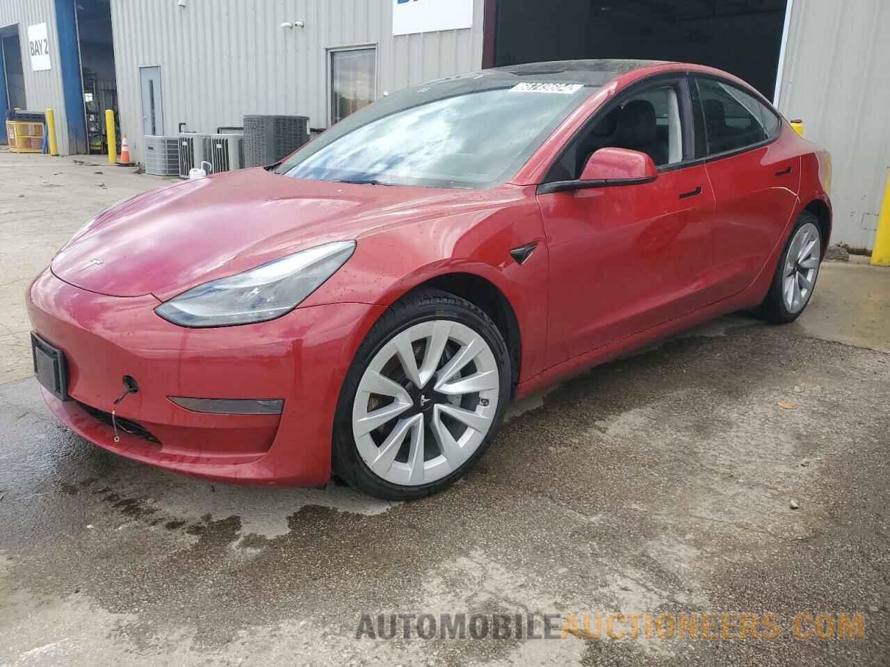 5YJ3E1EA3NF290376 TESLA MODEL 3 2022