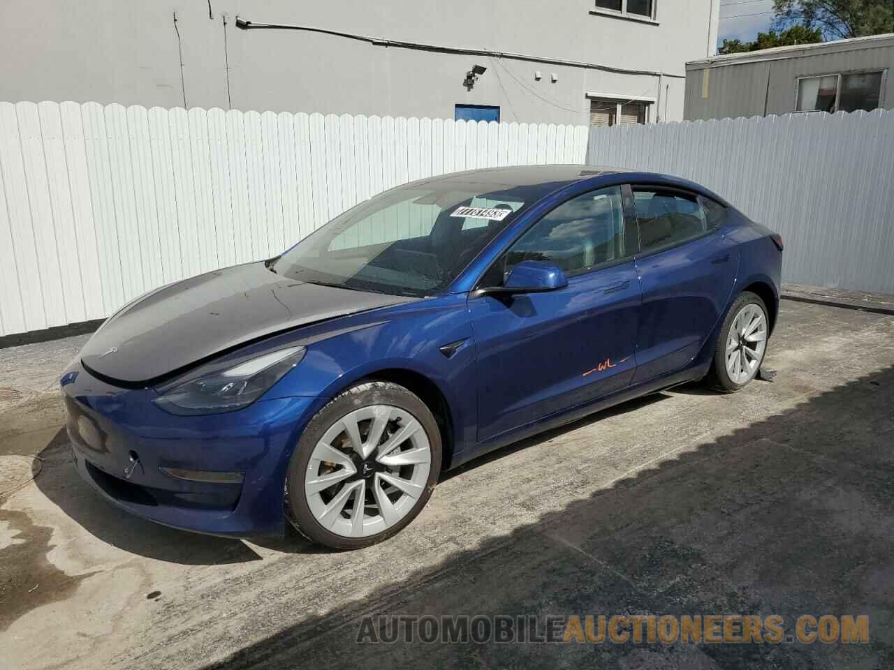 5YJ3E1EA3NF290698 TESLA MODEL 3 2022