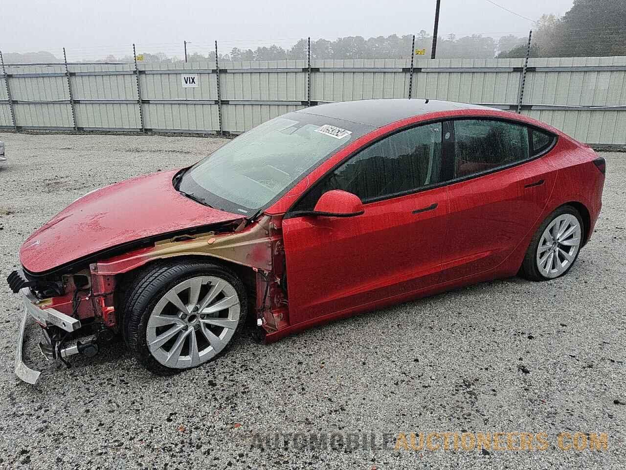 5YJ3E1EA3NF290765 TESLA MODEL 3 2022