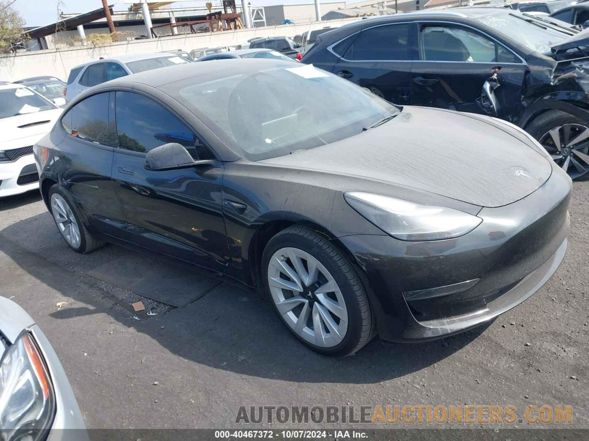 5YJ3E1EA3NF302770 TESLA MODEL 3 2022