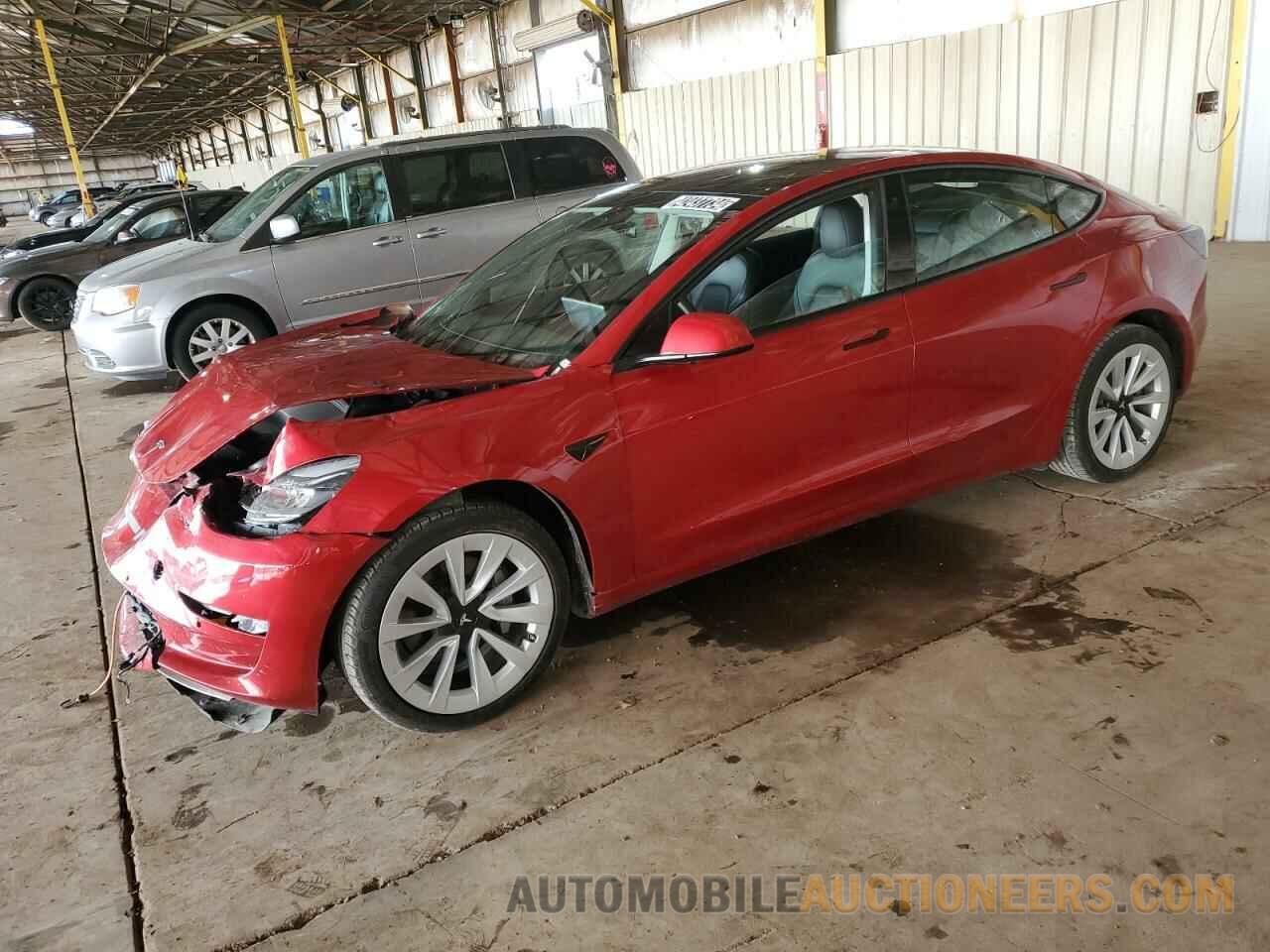 5YJ3E1EA3NF304499 TESLA MODEL 3 2022