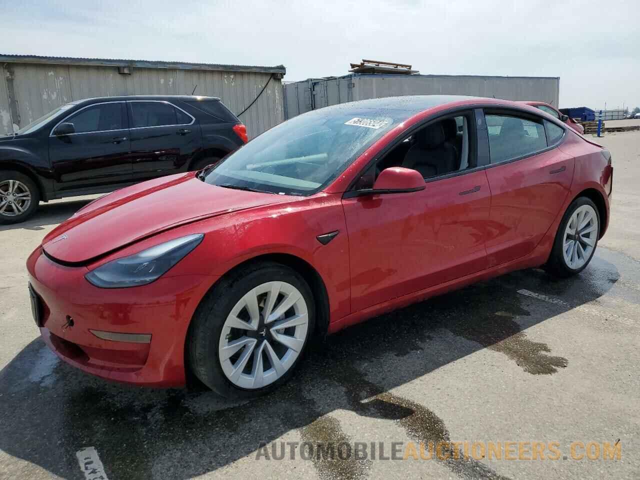 5YJ3E1EA3NF304857 TESLA MODEL 3 2022