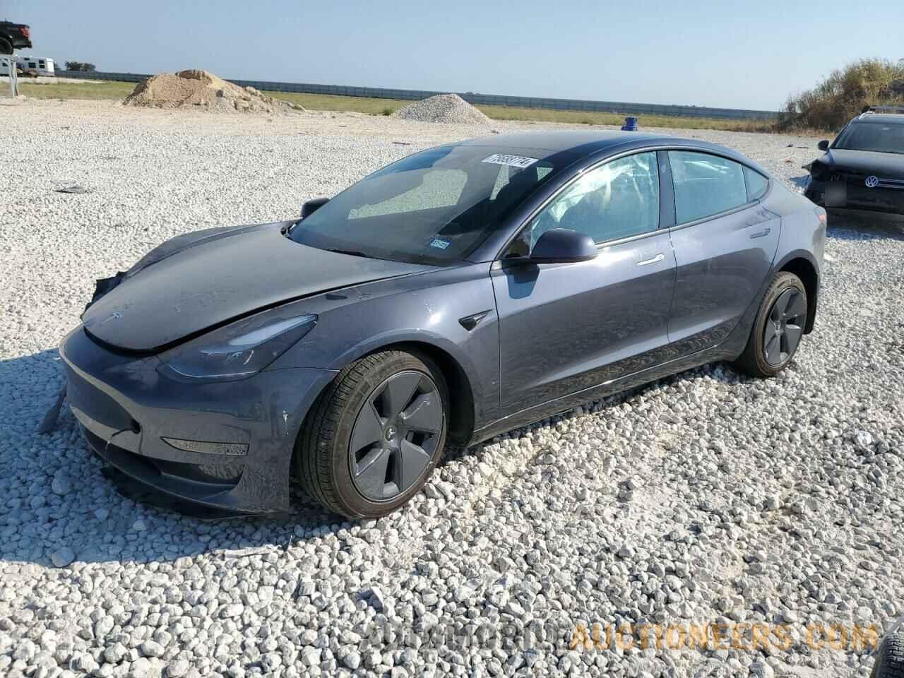 5YJ3E1EA3NF305457 TESLA MODEL 3 2022