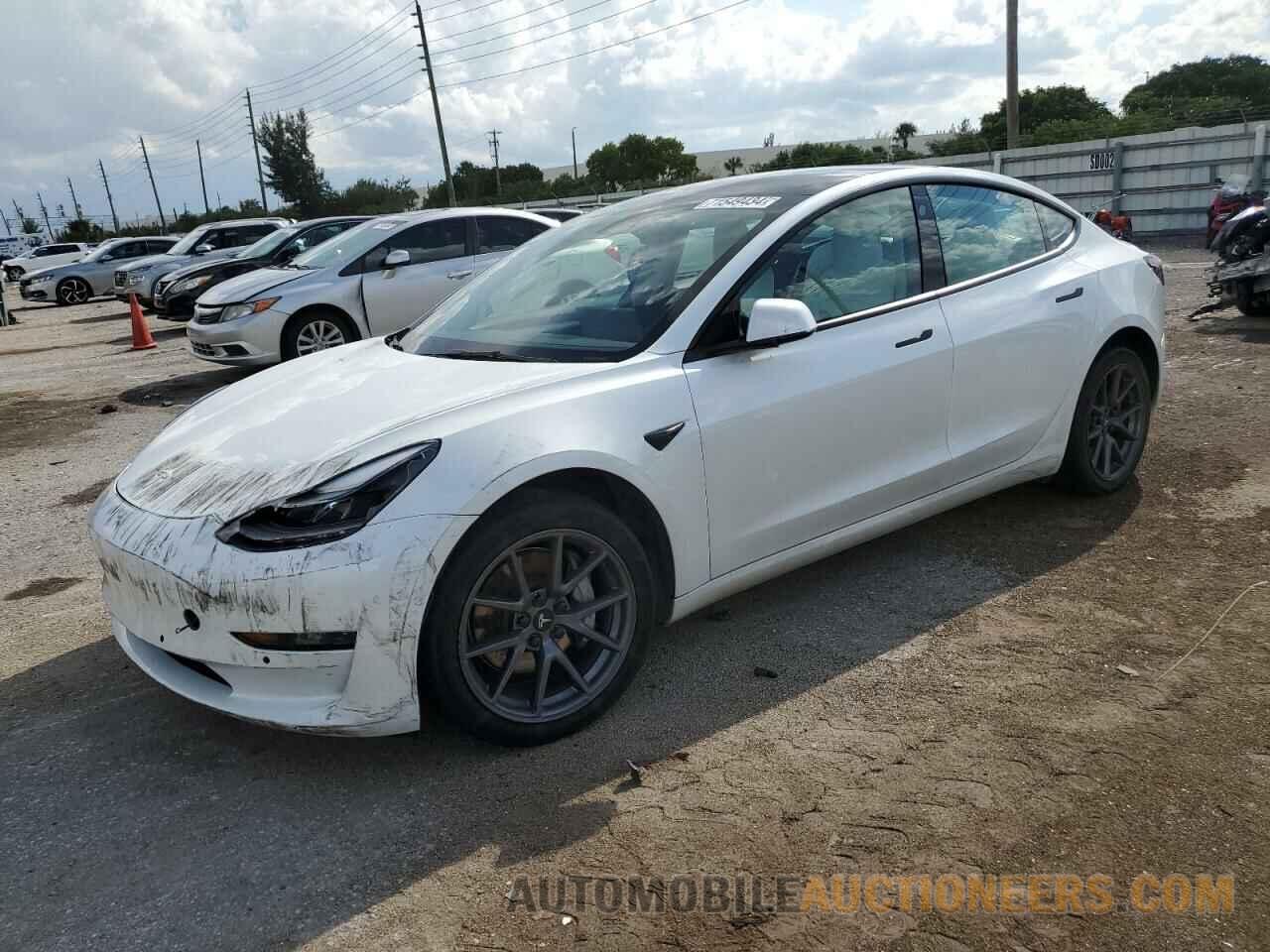 5YJ3E1EA3NF316314 TESLA MODEL 3 2022