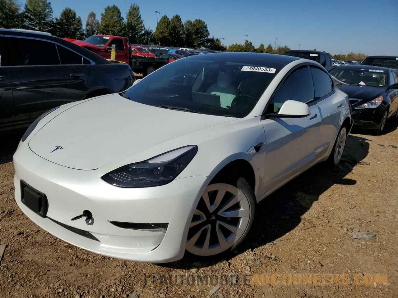 5YJ3E1EA3NF321321 TESLA MODEL 3 2022