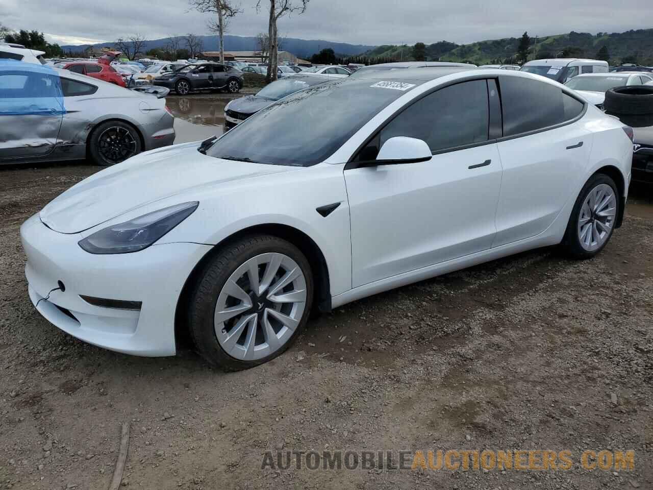 5YJ3E1EA3NF324414 TESLA MODEL 3 2022