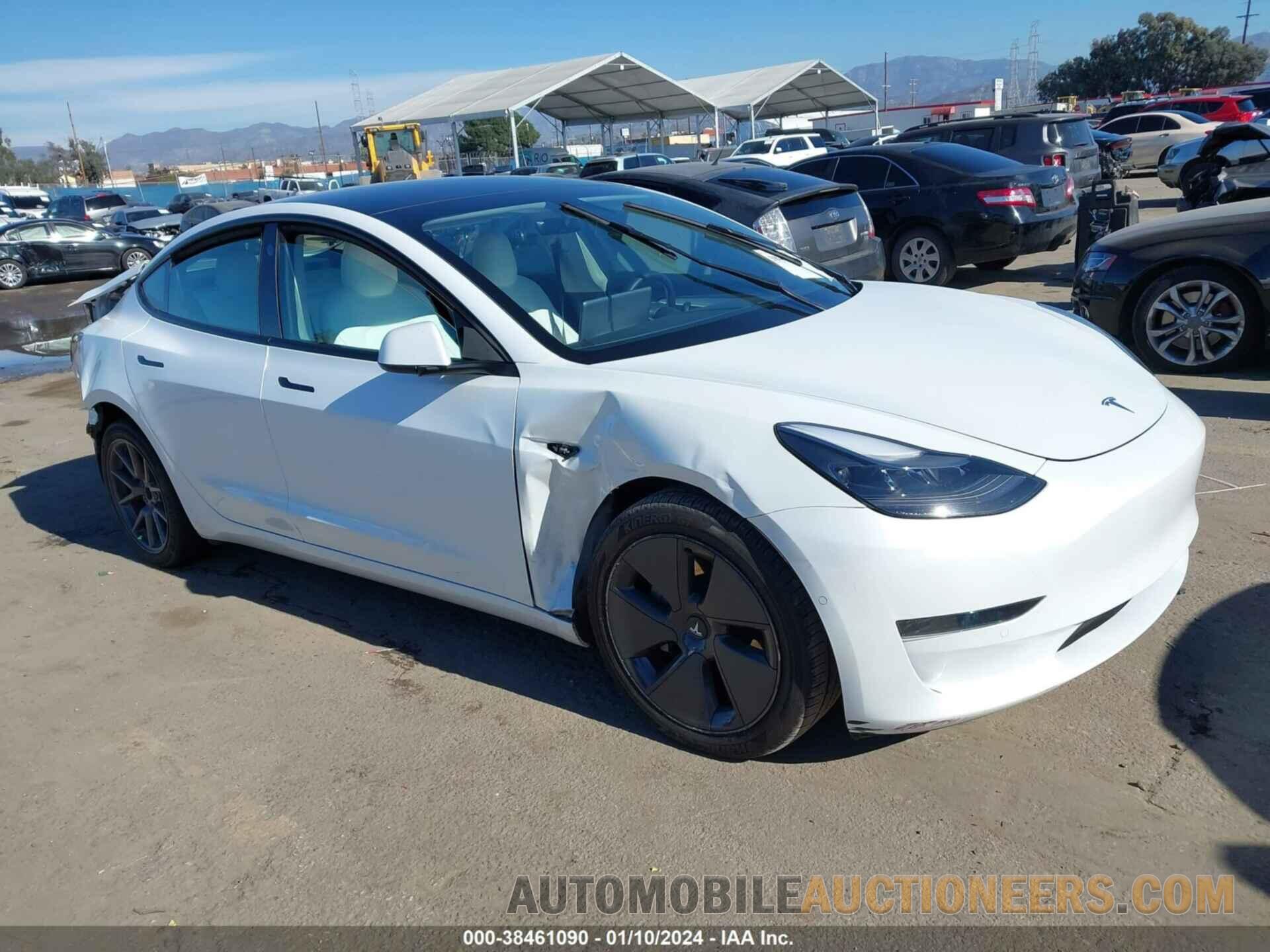 5YJ3E1EA3NF339365 TESLA MODEL 3 2022