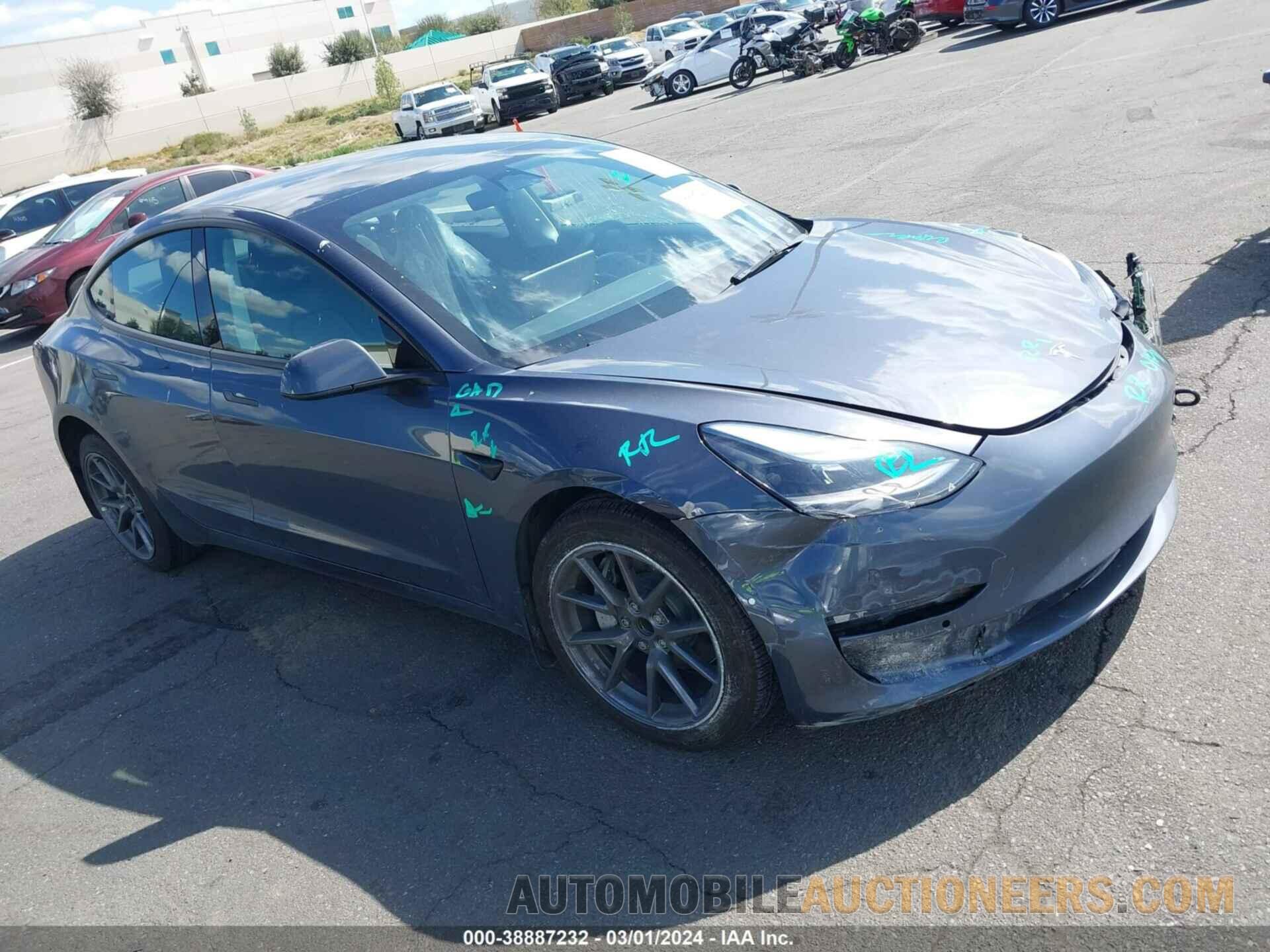 5YJ3E1EA3NF345716 TESLA MODEL 3 2022