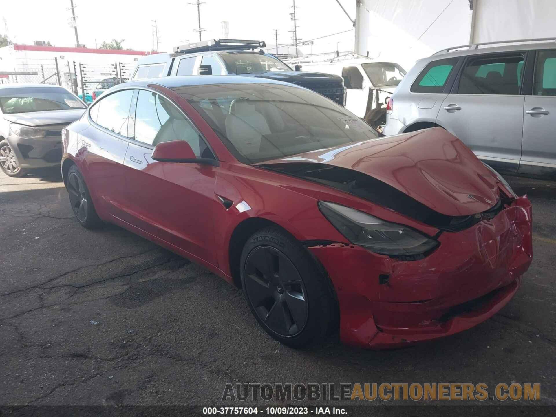 5YJ3E1EA3NF358627 TESLA MODEL 3 2022