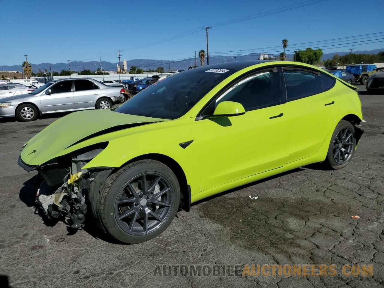 5YJ3E1EA3NF359390 TESLA MODEL 3 2022