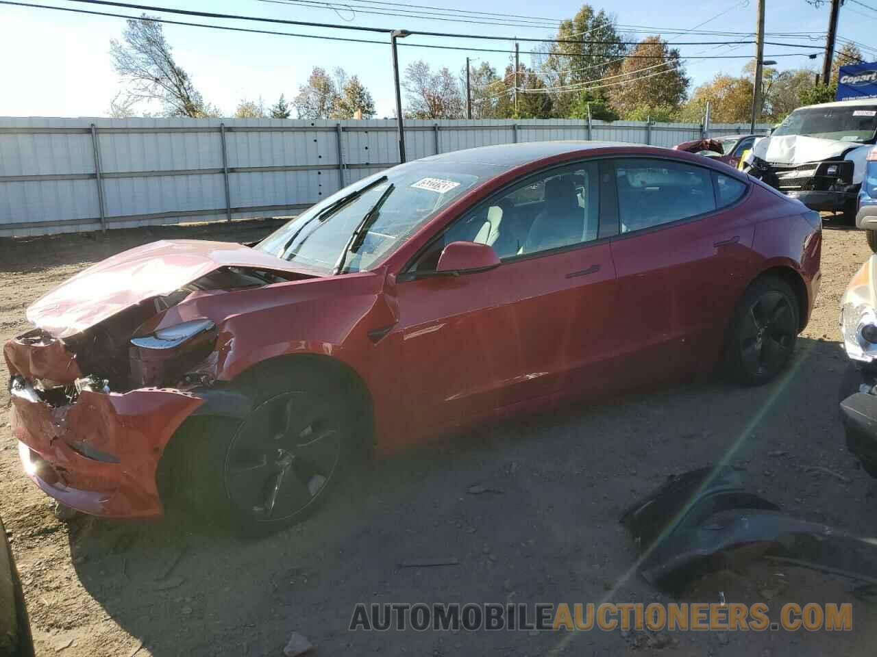 5YJ3E1EA3NF370356 TESLA MODEL 3 2022