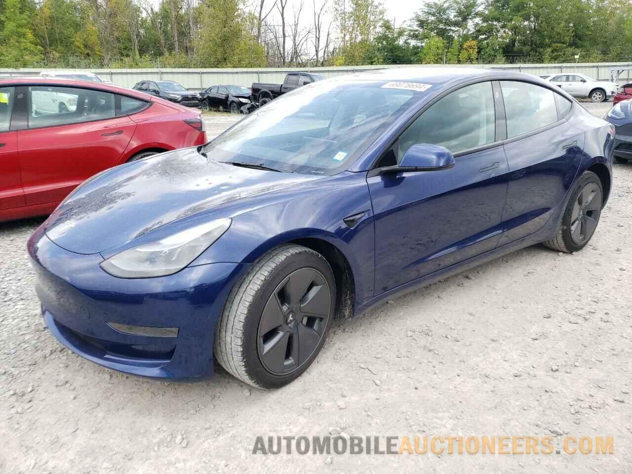 5YJ3E1EA3NF370387 TESLA MODEL 3 2022